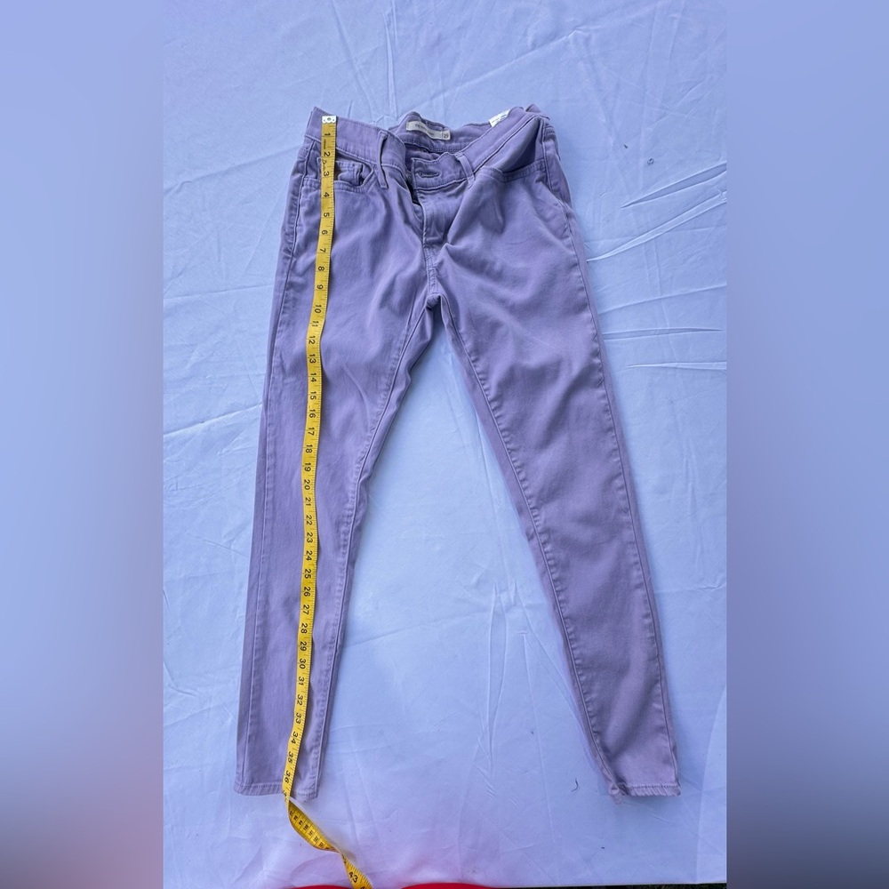Levi's Purple Skinny Jeans